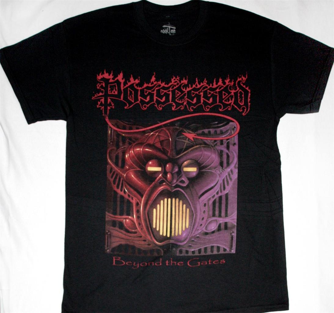 POSSESSED BEYOND THE GATES NEW BLACK T-SHIRT