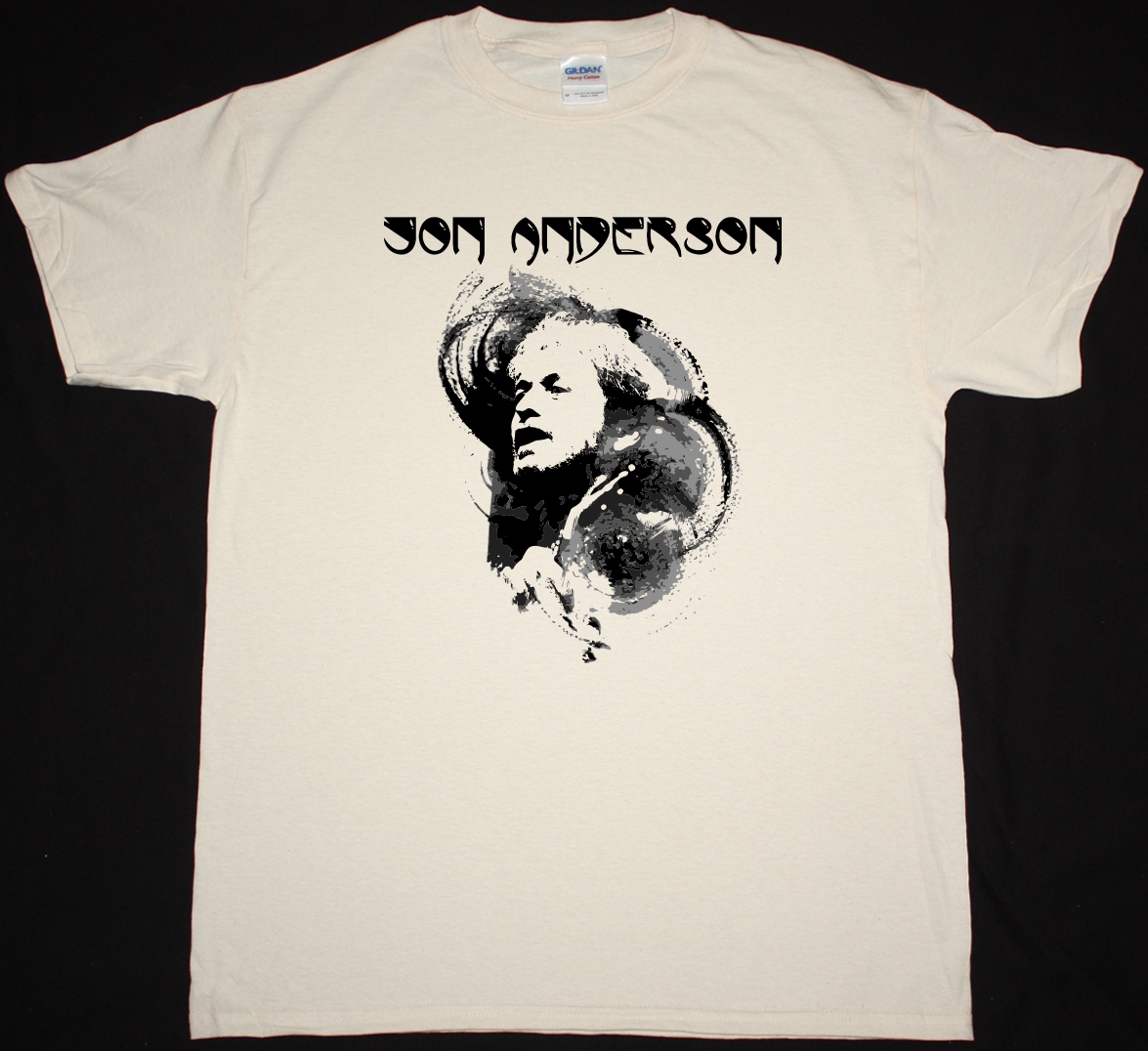JON ANDERSON YES NEW NATURAL COLOR T-SHIRT