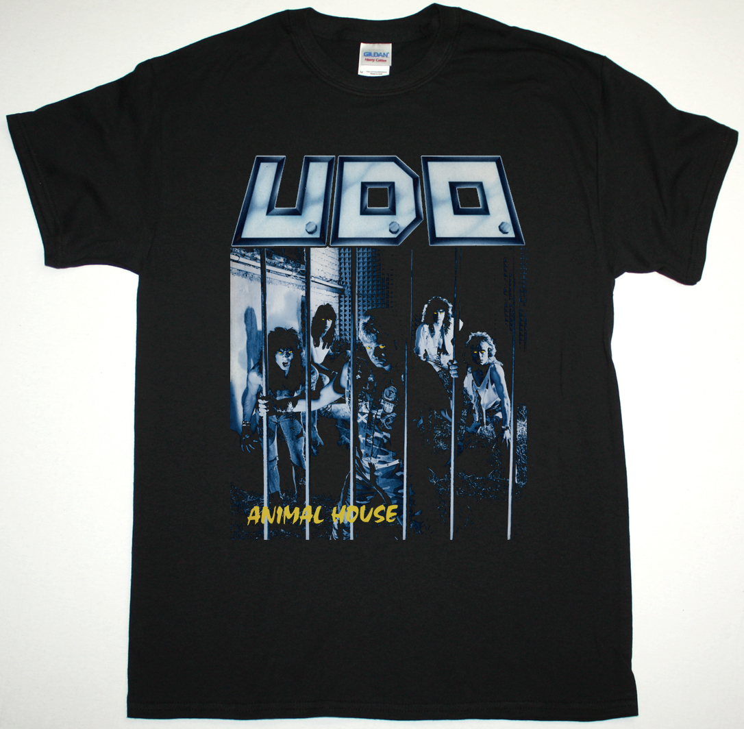 U.D.O. ANIMAL HOUSE NEW BLACK T-SHIRT