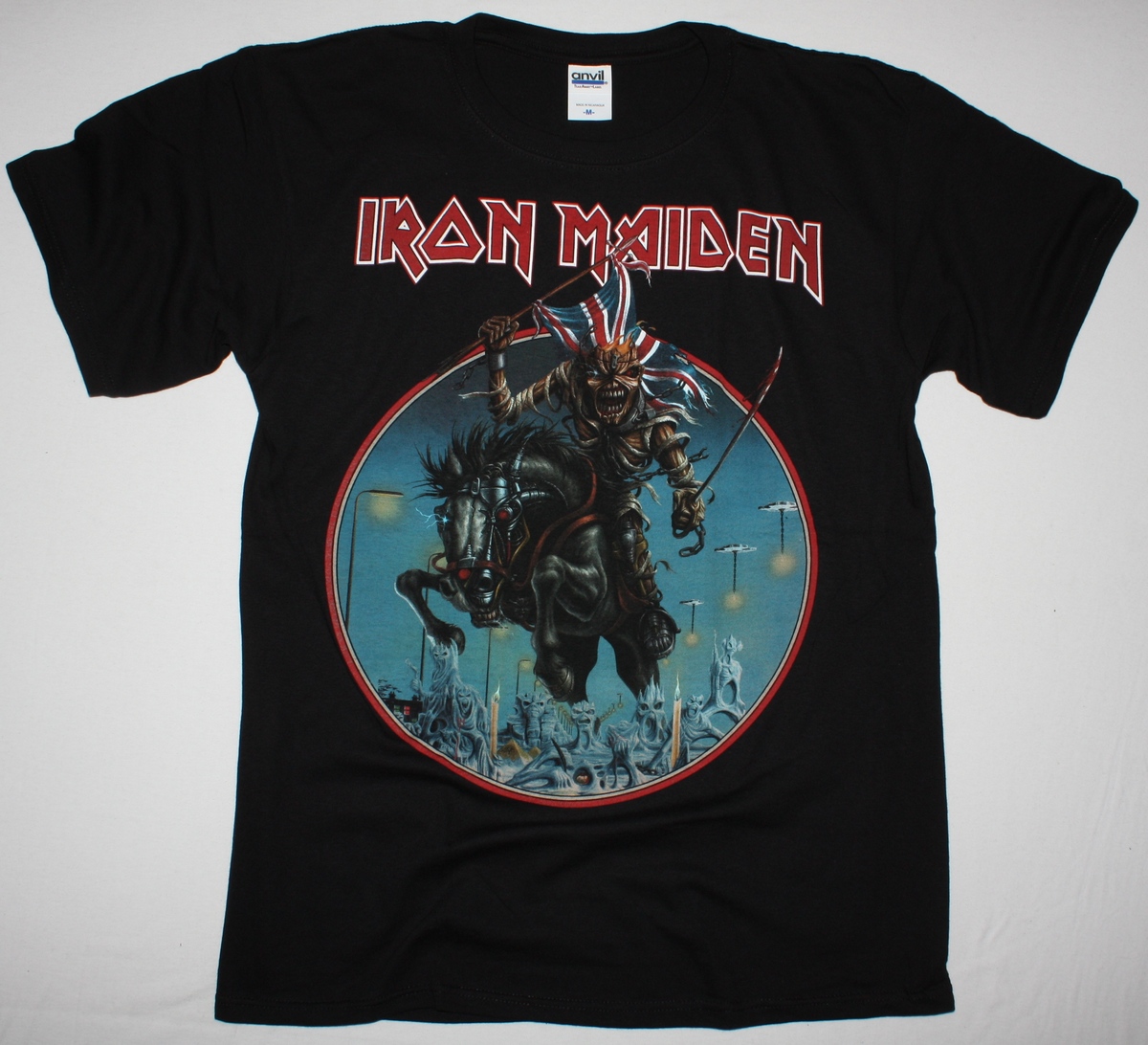 IRON MAIDEN MAIDEN ENGLAND TOUR 2014 NEW BLACK T-SHIRT
