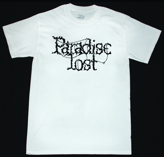 PARADISE LOST CLASSIC LOGO NEW WHITE T-SHIRT