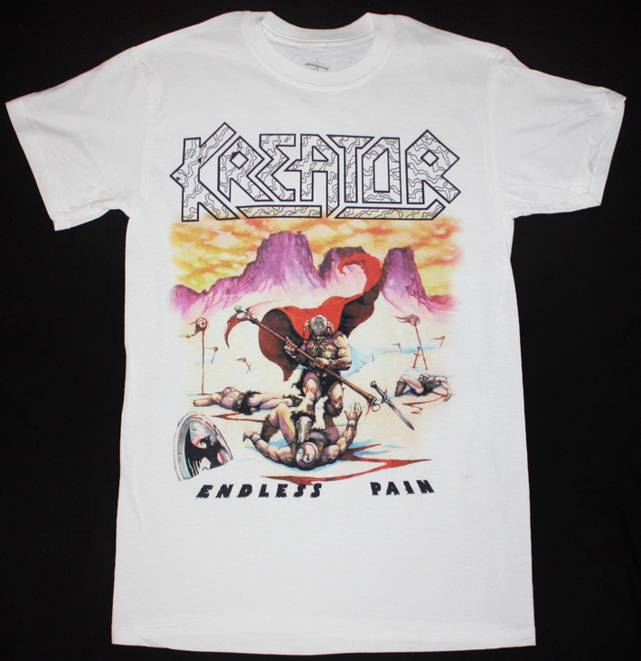 KREATOR ENDLESS PAIN'85  NEW WHITE T-SHIRT