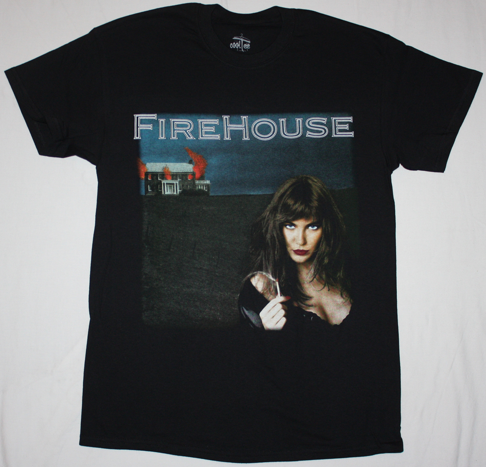 FIREHOUSE FIREHOUSE'90 NEW BLACK T-SHIRT