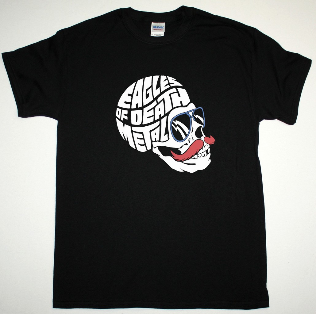 EAGLES OF DEATH METAL SKULL LOGO NEW BLACK T SHIRT
