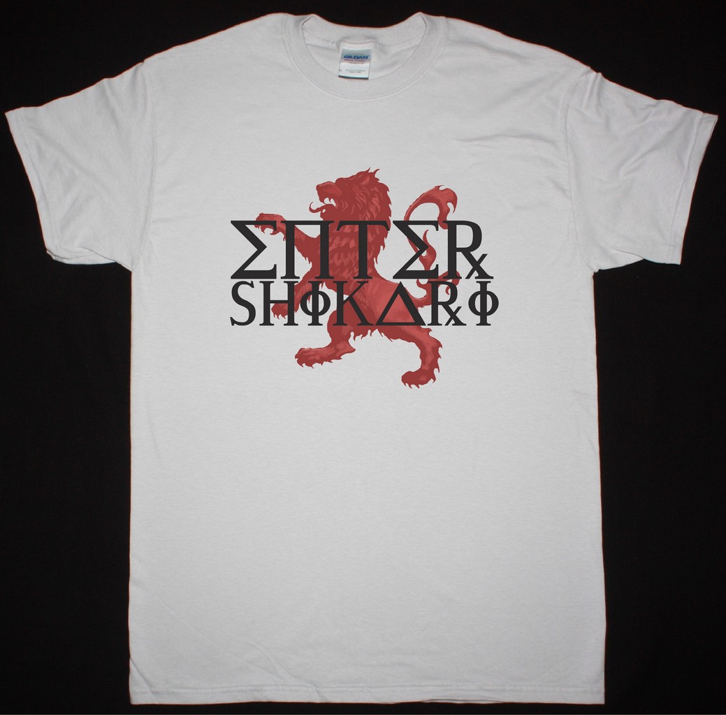 ENTER SHIKARI LION NEW ICE GREY T-SHIRT