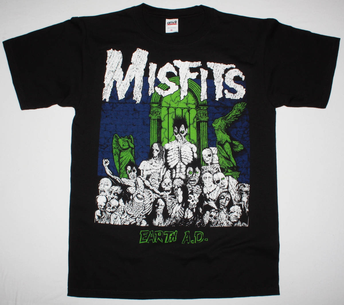 MISFITS EARTH A.D. / WOLFS BLOOD 83 NEW BLACK T-SHIRT