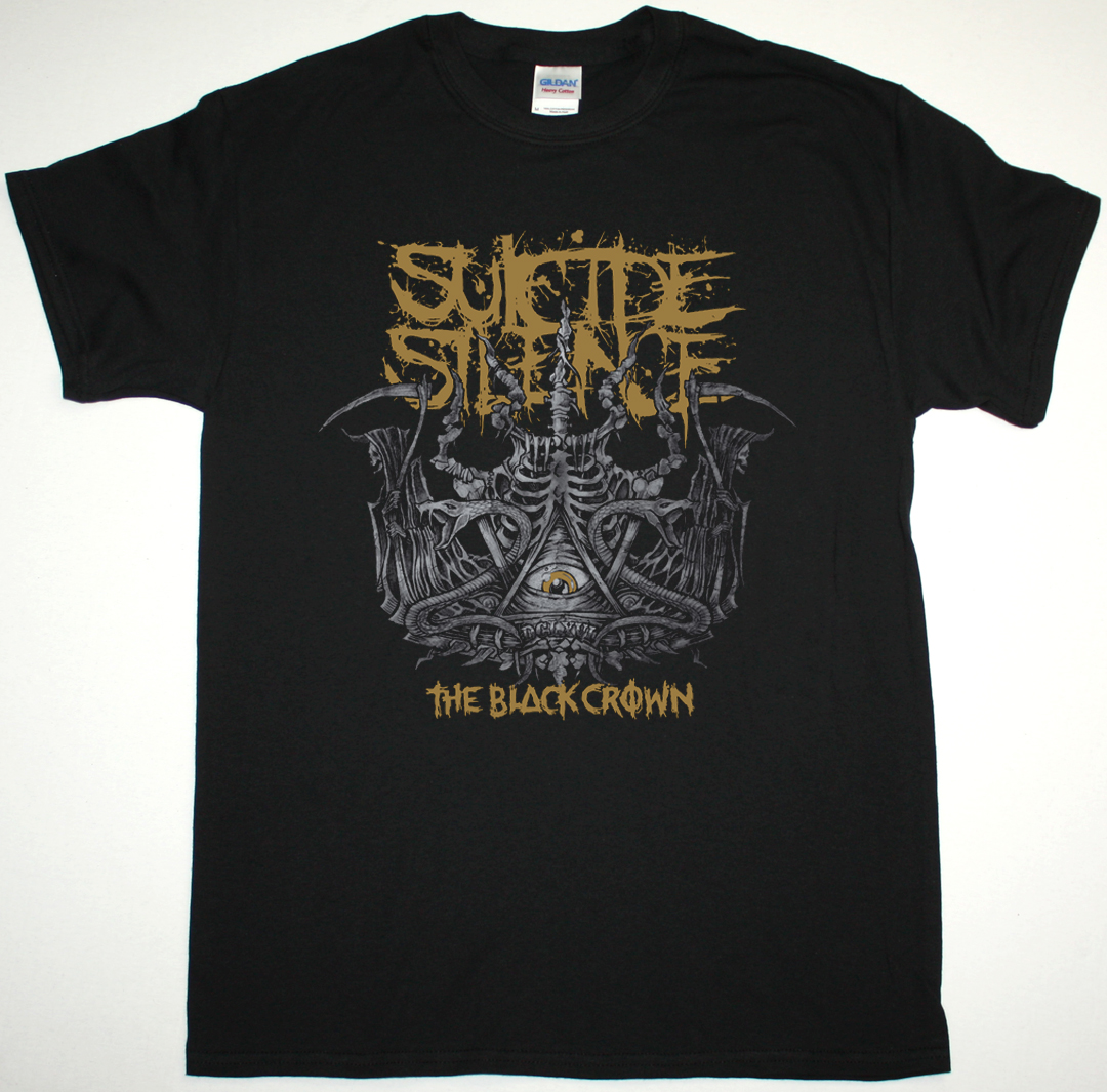 SUICIDE SILENCE THE BLACK CROWN NEW BLACK T-SHIRT