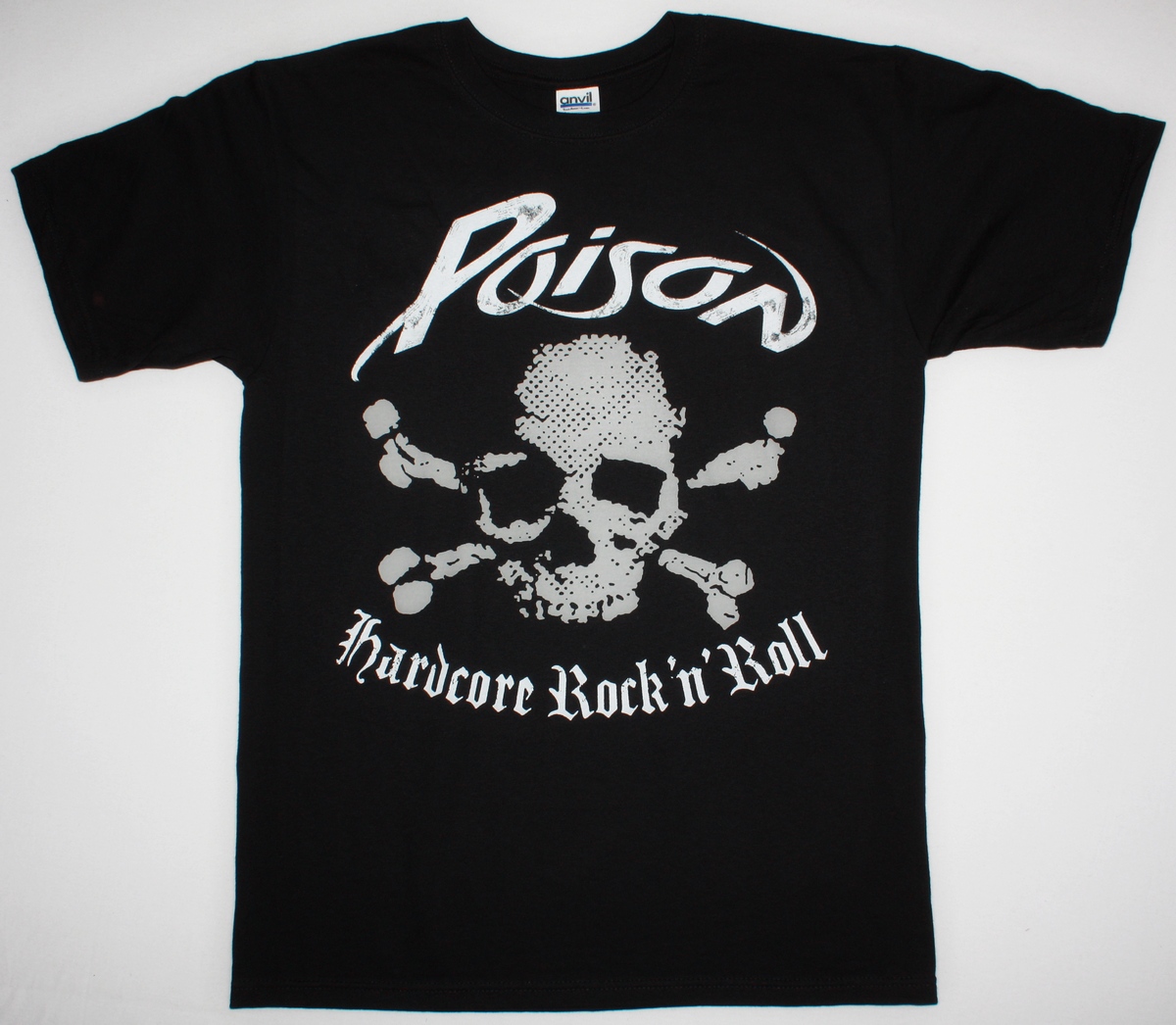 POISON HARDCORE ROCK N ROLL NEW BLACK T-SHIRT