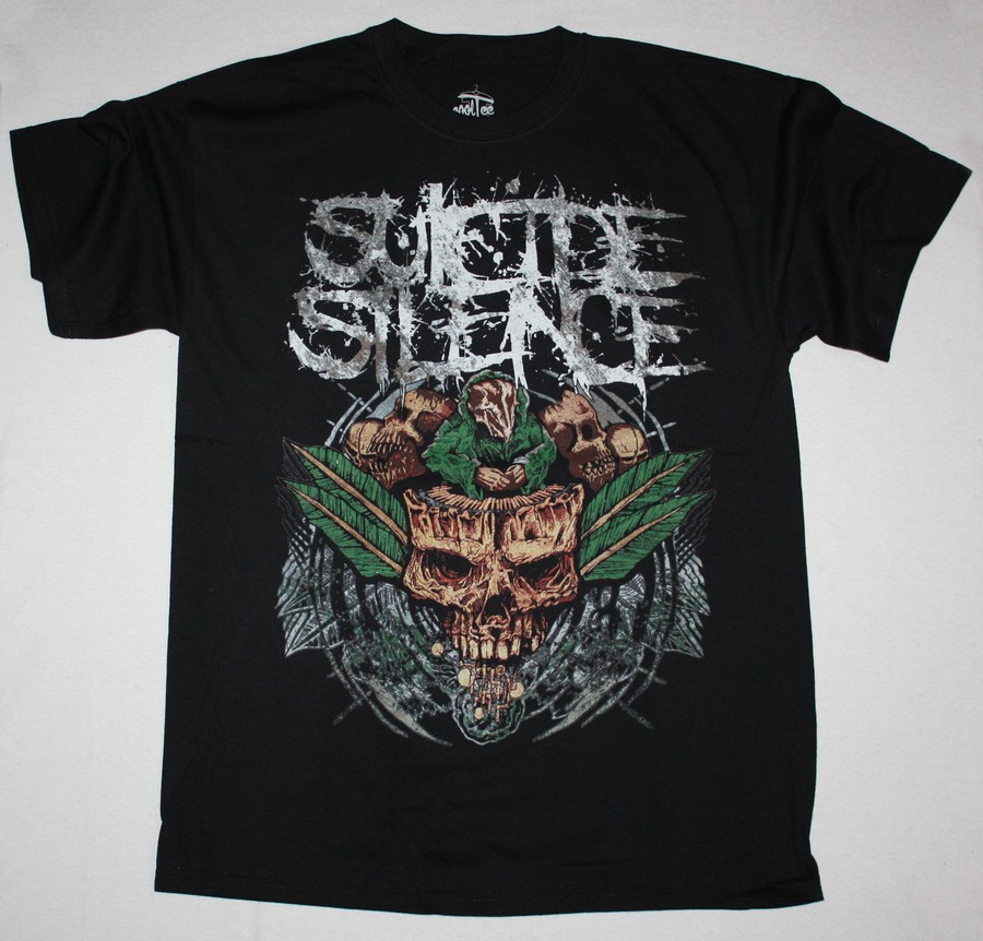 SUICIDE SILENCE PLANT NEW BLACK T-SHIRT