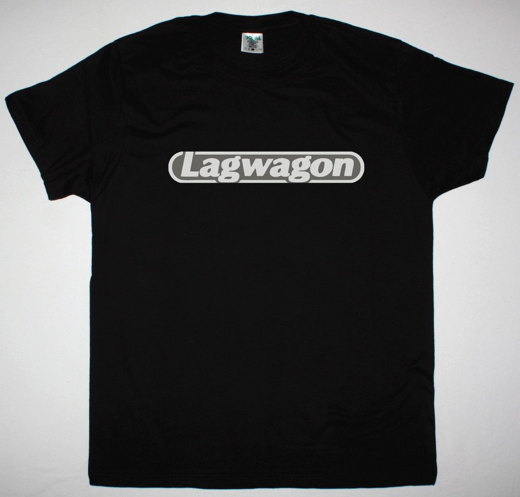 LAGWAGON SILVER LOGO NEW BLACK T SHIRT