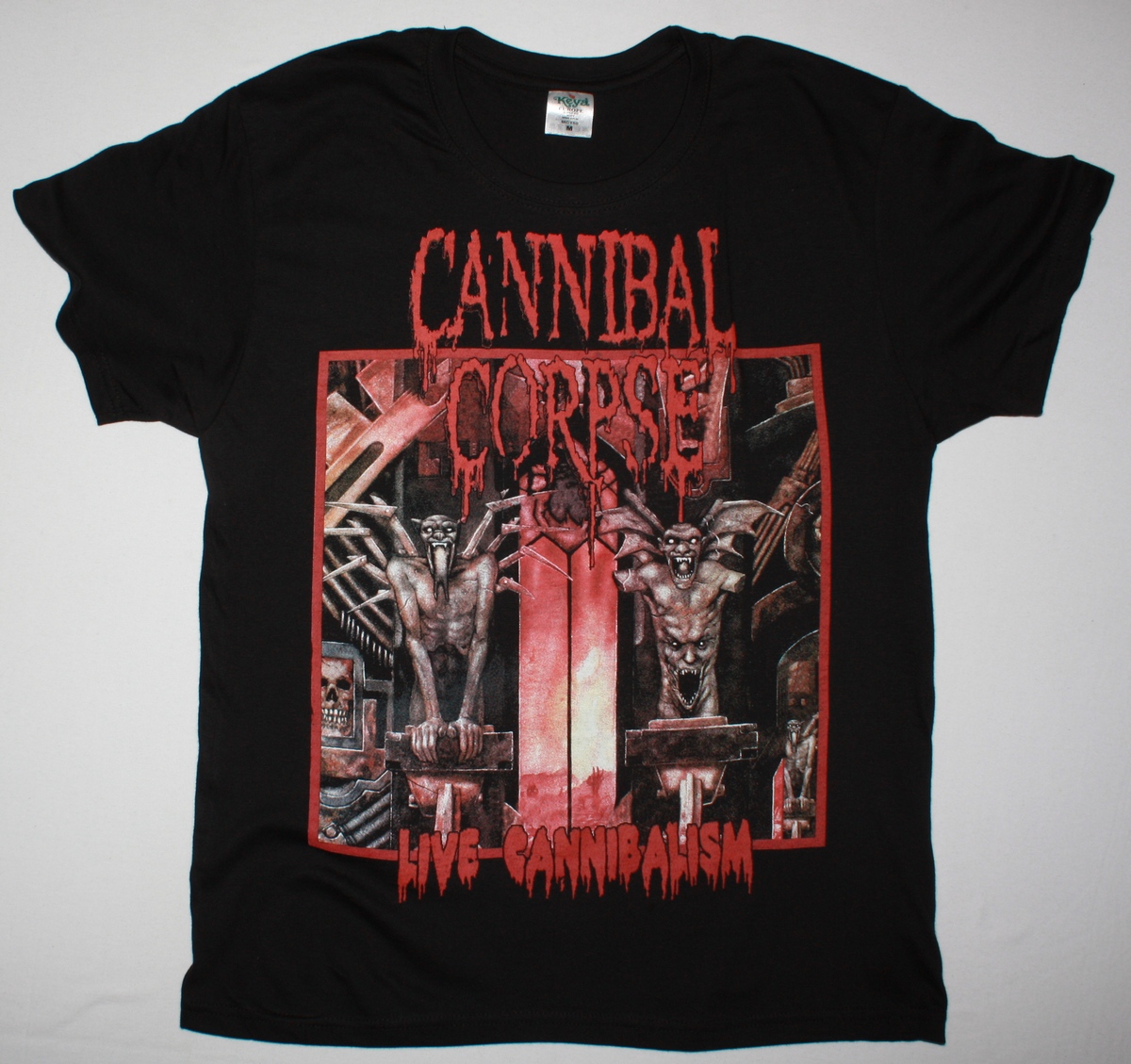 CANNIBAL CORPSE LIVE CANNIBALISM NEW BLACK T-SHIRT