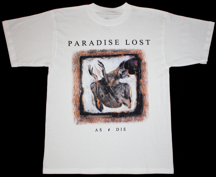 PARADISE LOST'92 AS I DIE NEW WHITE T-SHIRT