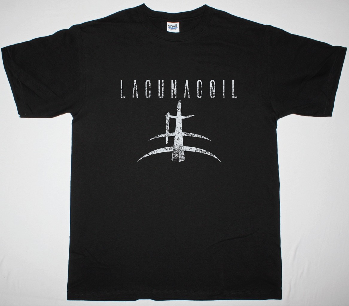 LACUNA COIL LOGO NEW BLACK T-SHIRT