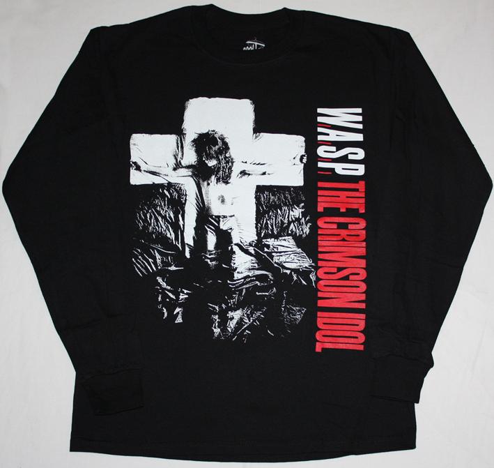 W.A.S.P. CRIMSON IDOL'92 NEW BLACK LONG SLEEVE T-SHIRT