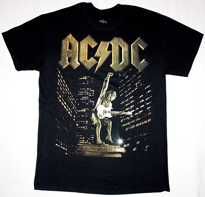 AC DC STIFF UPPER LIP AC/DC NEW BLACK T-SHIRT