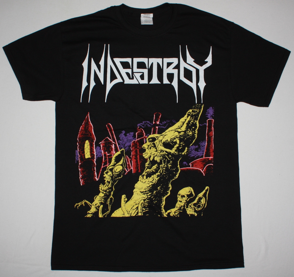 INDESTROY INDESTROY 1987 NEW BLACK T-SHIRT