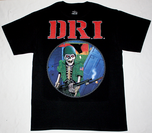 D.R.I. DIRTY ROTTEN'83 NEW BLACK T-SHIRT