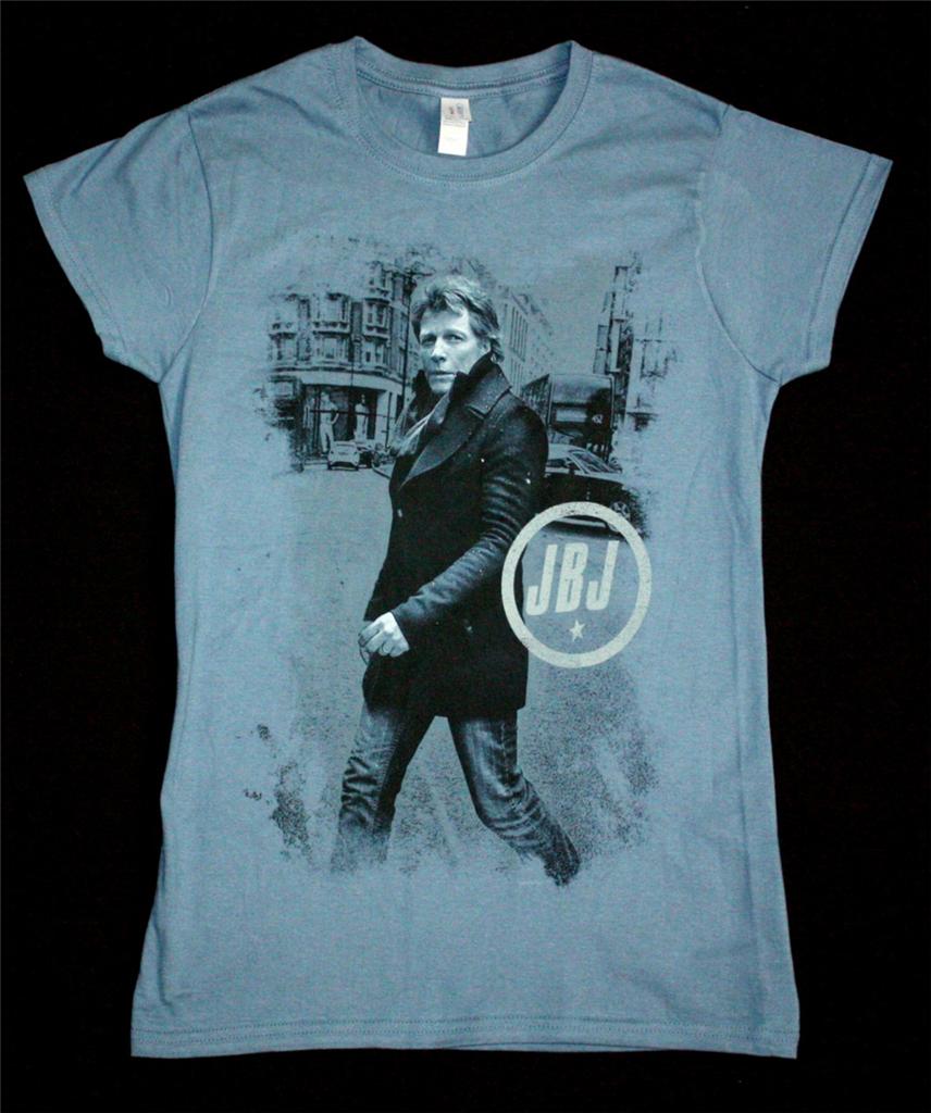 BON JOVI JON BON JOVI INDIGO BLUE LADY T-SHIRT
