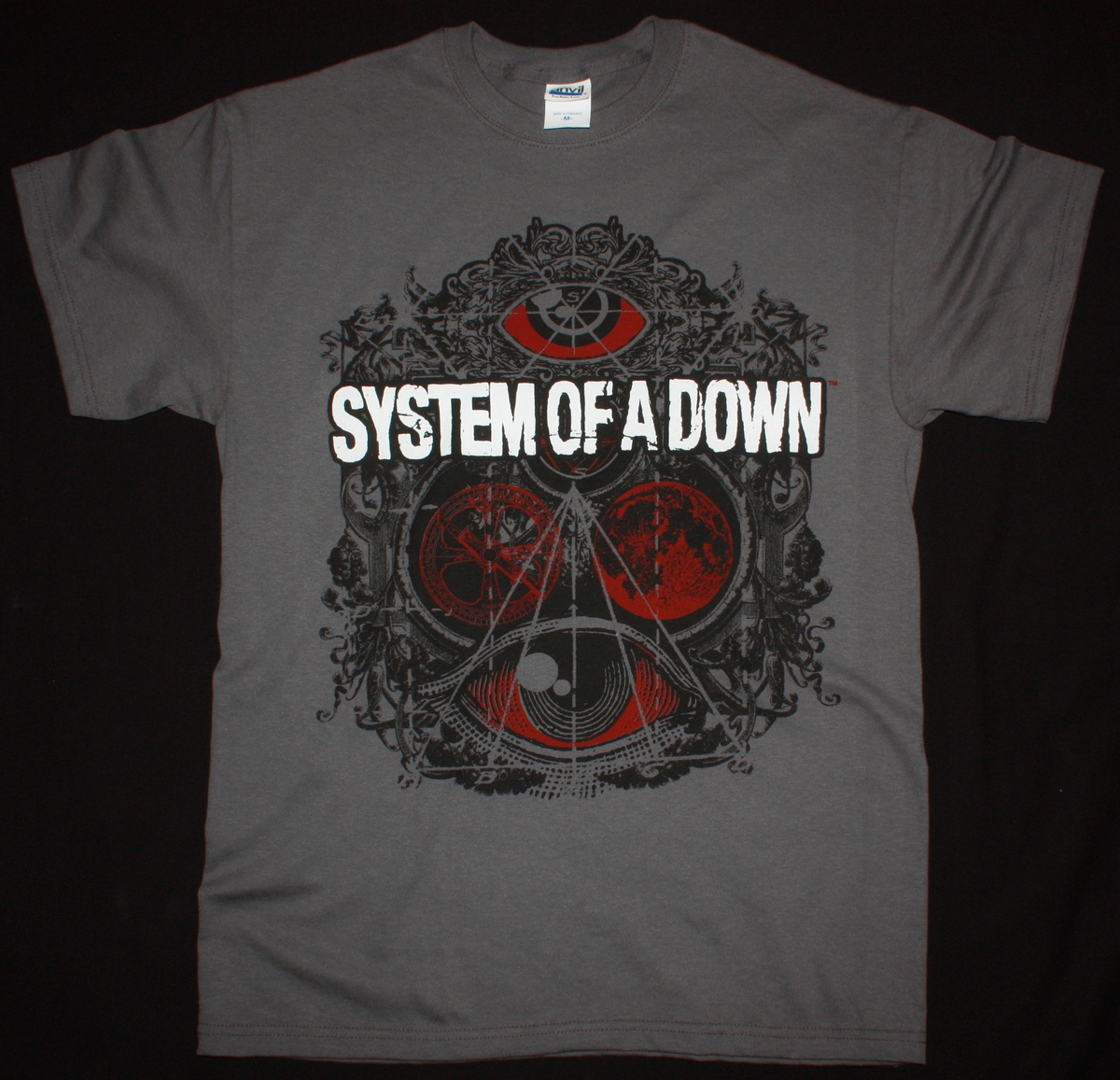 SYSTEM OF A DOWN BROTHERHOOD NEW GREY CHARCOAL T-SHIRT