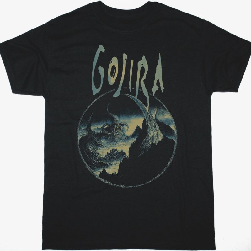 GOJIRA SEA CREATURE NEW BLACK T SHIRT