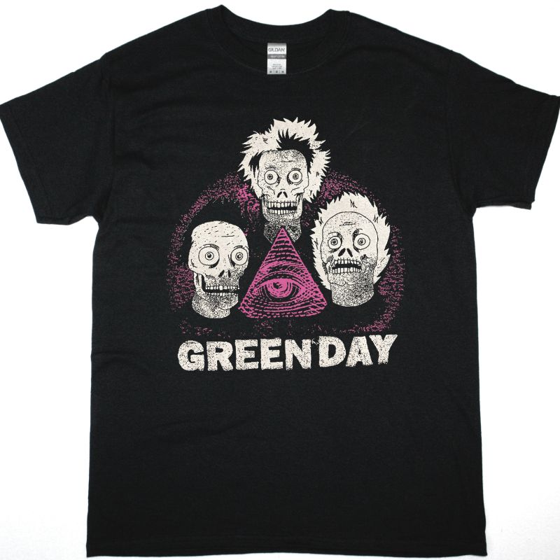 GREEN DAY ZOMBIE PYRAMID NEW BLACK T-SHIRT