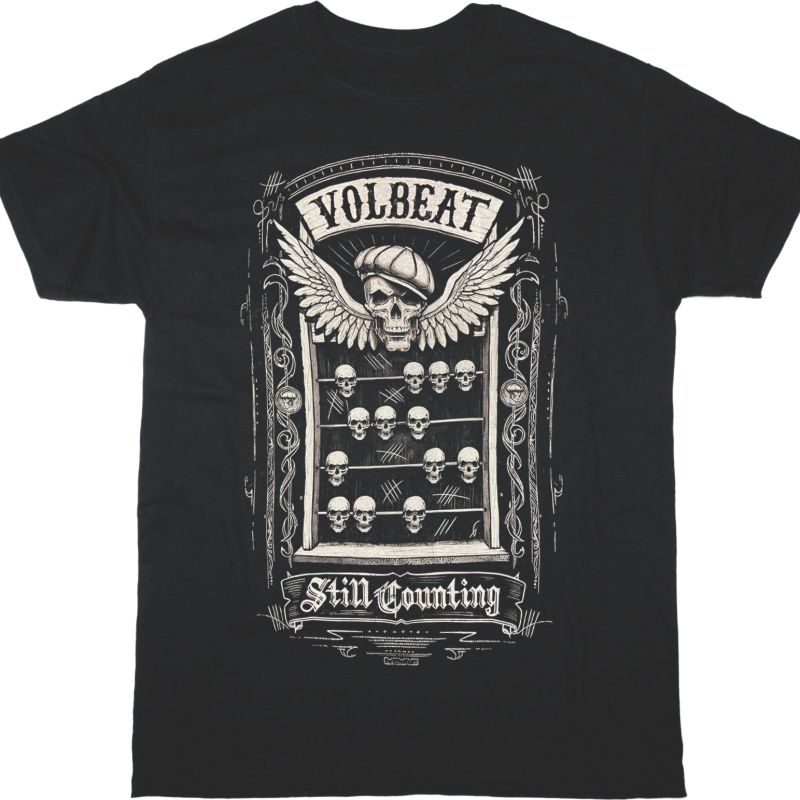 VOLBEAT STILL COUNTING NEW BLACK T-SHIRT
