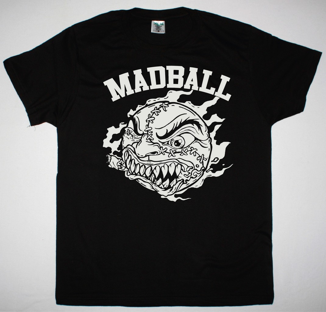MADBALL LOGO NEW BLACK T-SHIRT