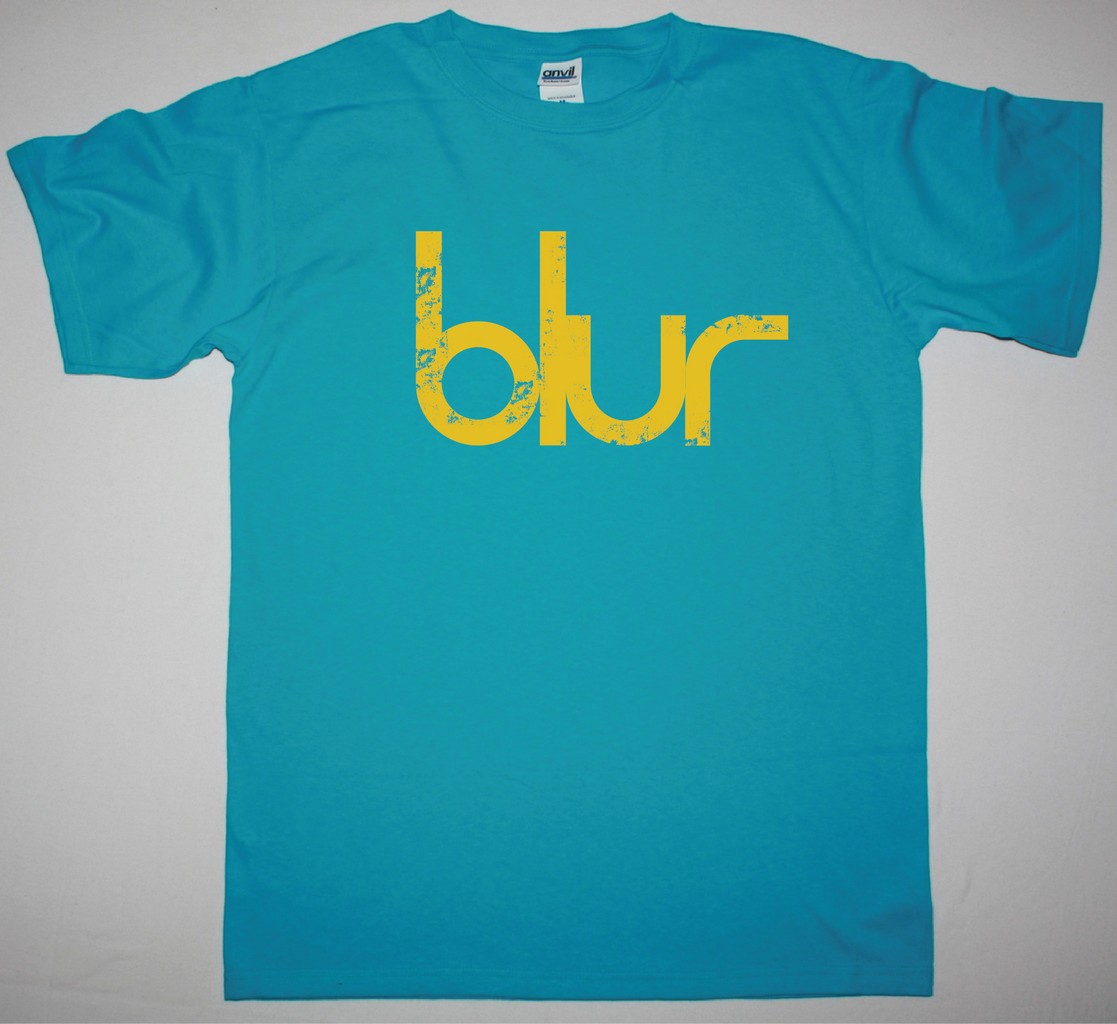BLUR LOGO NEW CARRIBEAN BLUE T-SHIRT