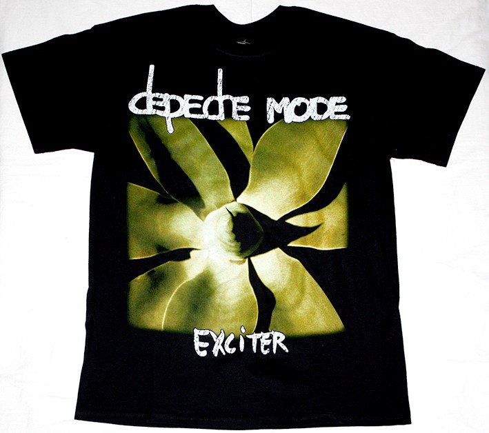 DEPECHE MODE EXCITER 2001 NEW BLACK T-SHIRT