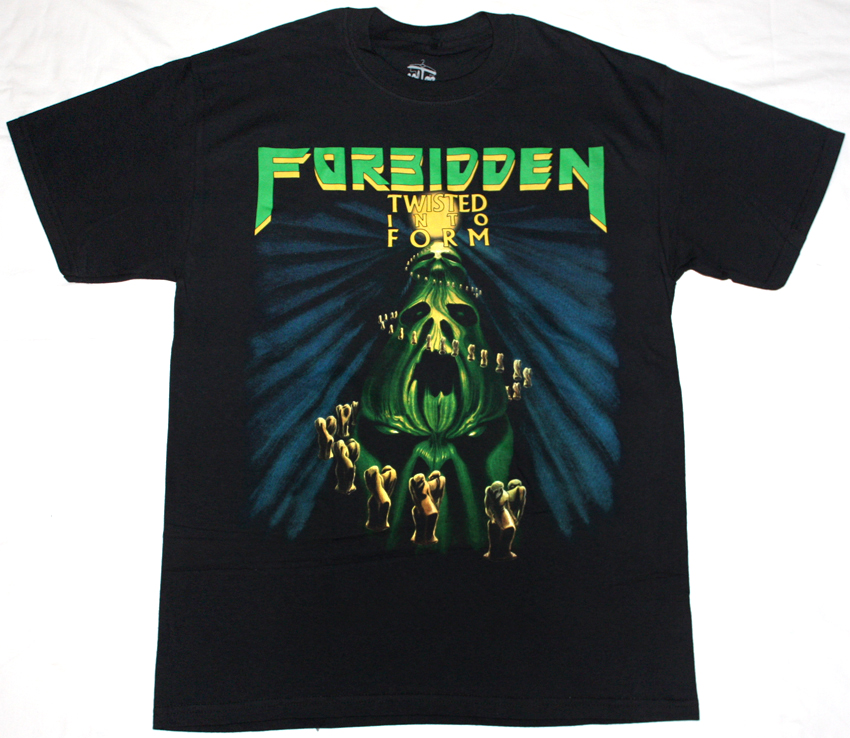 FORBIDDEN TWISTED INTO FORM '90 NEW BLACK T-SHIRT