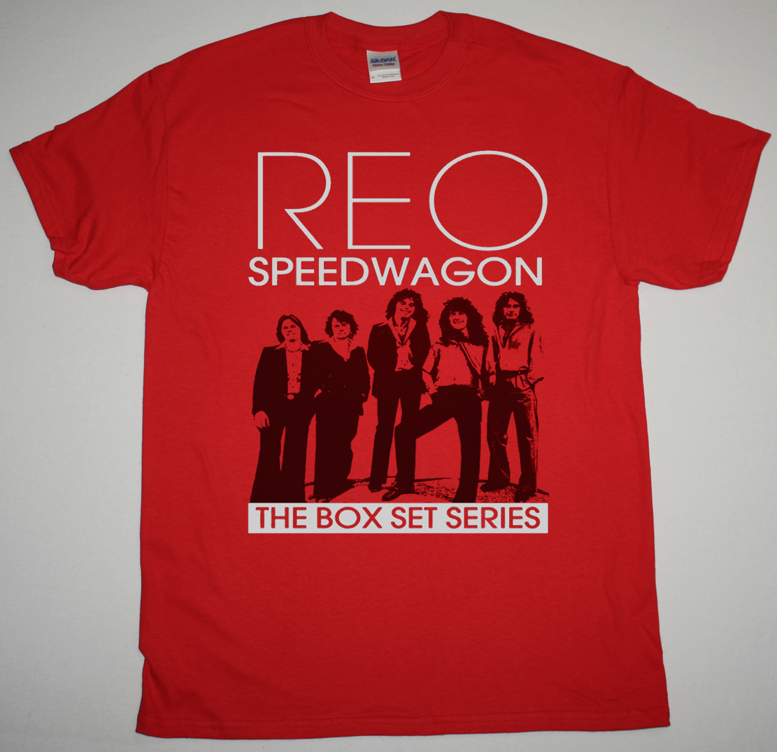 REO SPEEDWAGON THE BOXSET SERIES NEW RED T-SHIRT