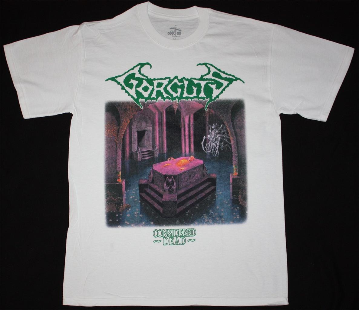 GORGUTS CONSIDERED DEATH NEW WHITE T-SHIRT