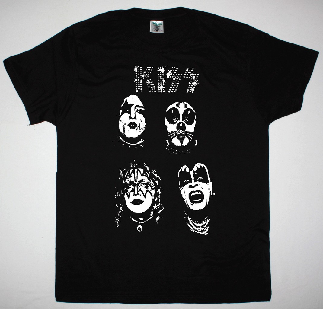 KISS THE ORIGINALS BAND NEW BLACK T-SHIRT