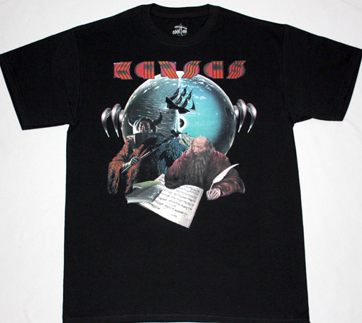 KANSAS ANTHOLOGY NEW RARE BLACK T-SHIRT