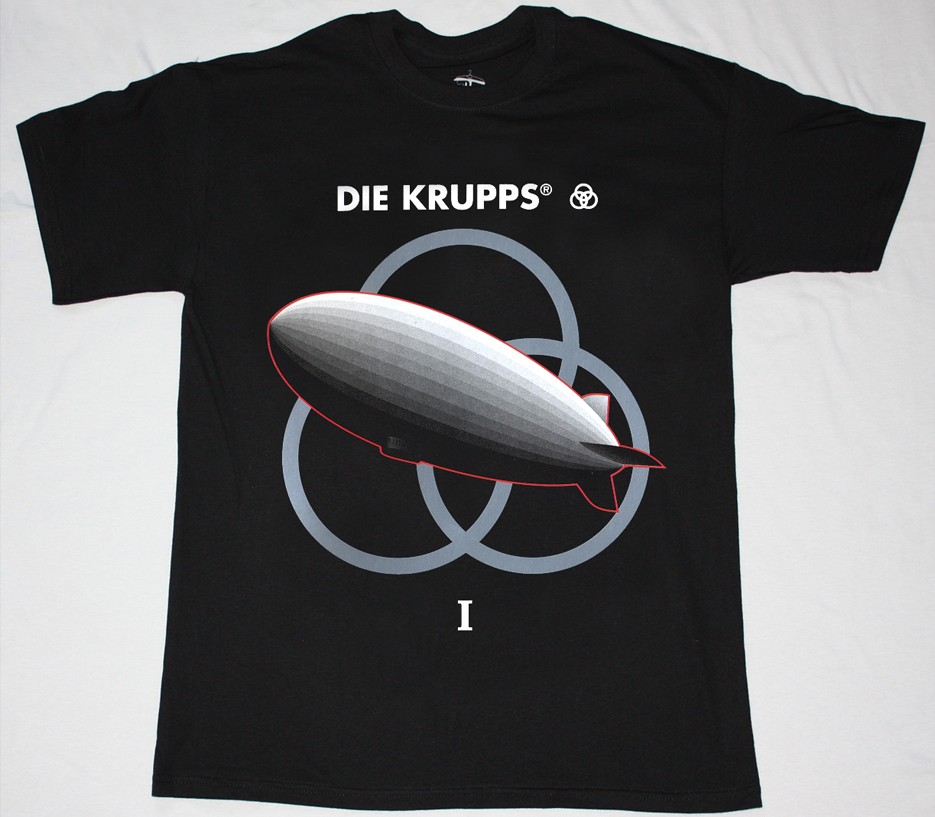 DIE KRUPPS I '92 NEW BLACK T-SHIRT