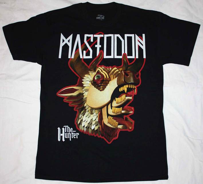 MASTODON THE HUNTER HEAD NEW BLACK T-SHIRT