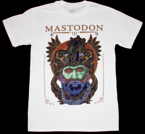 MASTODON CRACK THE SKYE NEW WHITE T-SHIRT