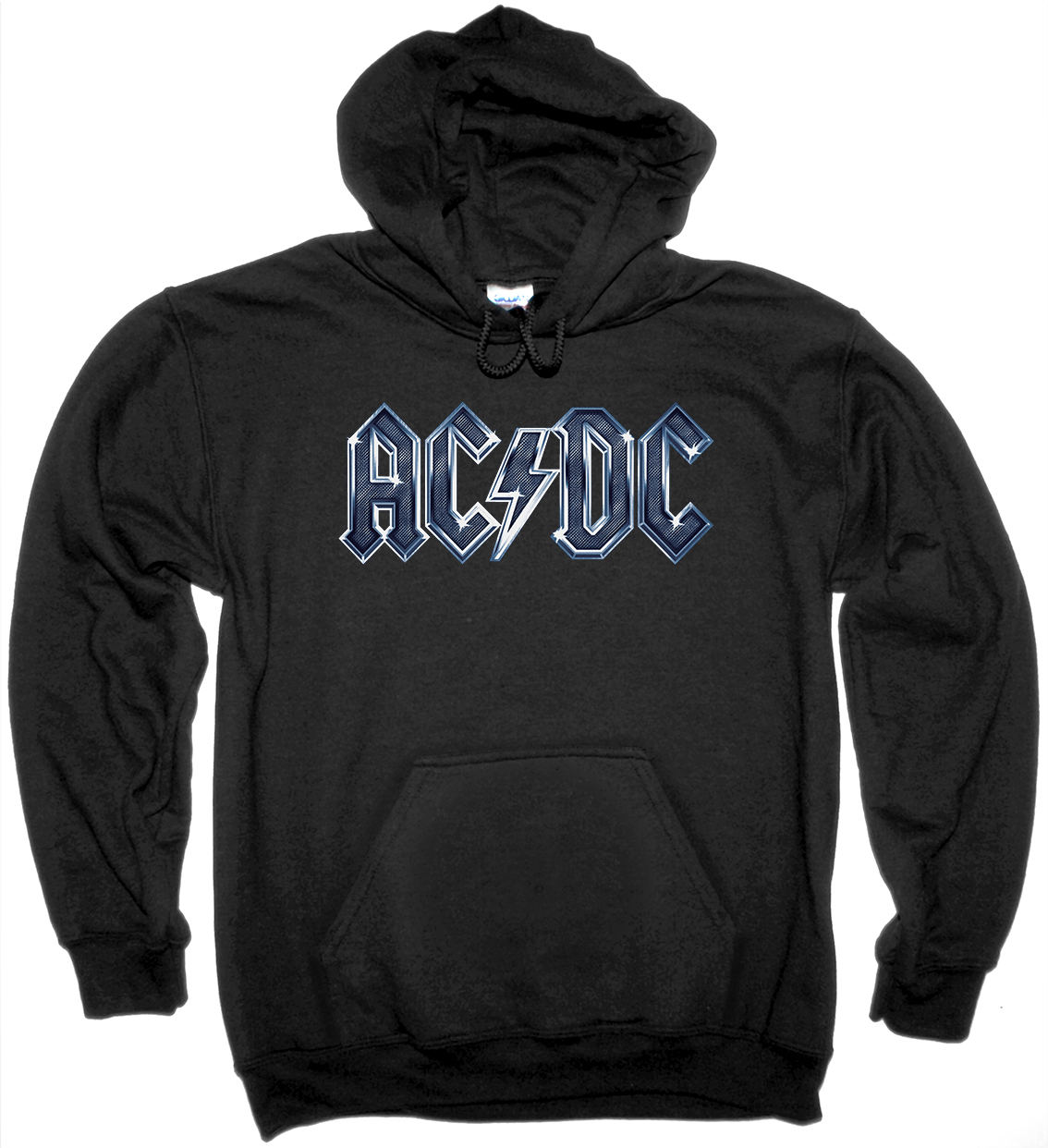 AC DC LOGO AC/DC NEW BLACK HOODIE