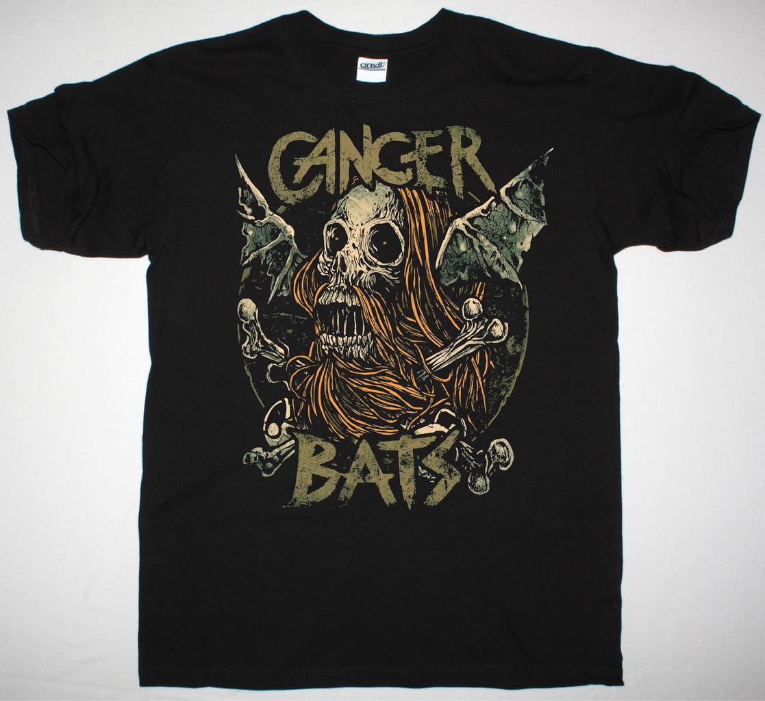 CANCER BATS SKULL BAT NEW BLACK T-SHIRT