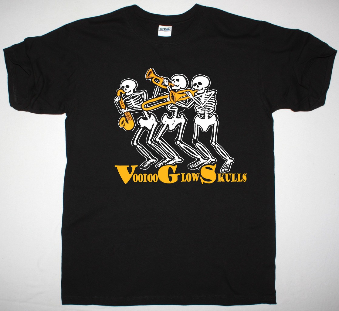 VOODOO GLOW SKULLS SKA CORE SKULLS NEW BLACK T-SHIRT