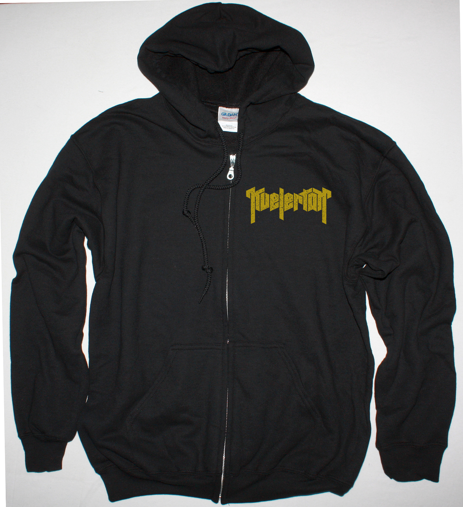 KVELERTAK LOGO NEW BLACK ZIPPED HOODIE