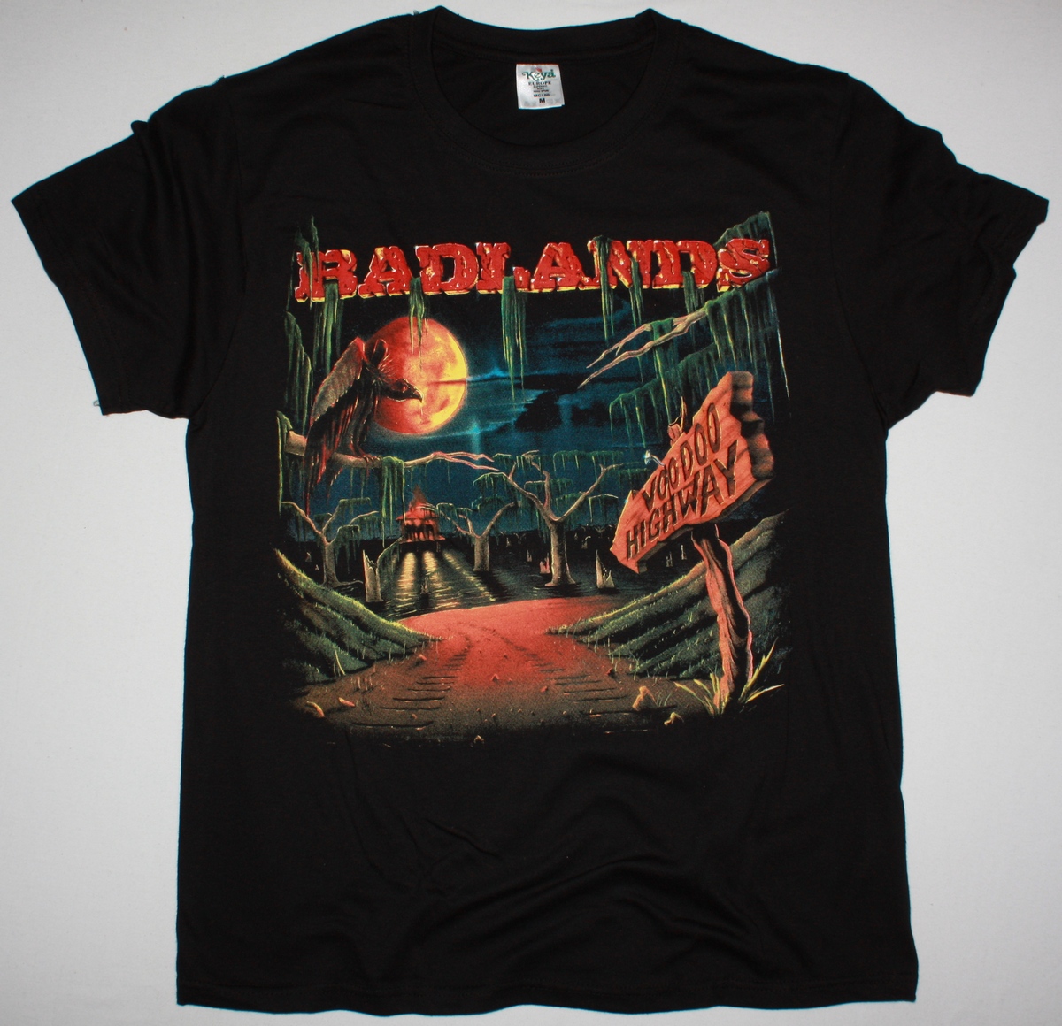 BADLANDS VOODOO HIGHWAY 91 NEW BLACK T-SHIRT
