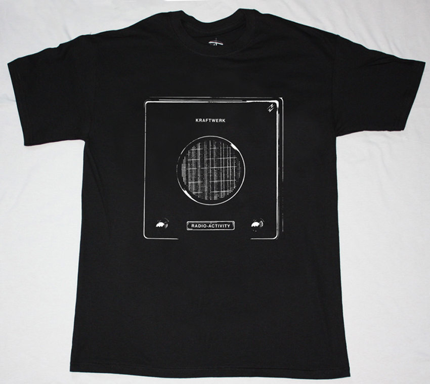 KRAFTWERK RADIO ACTIVITY'75  NEW BLACK T-SHIRT