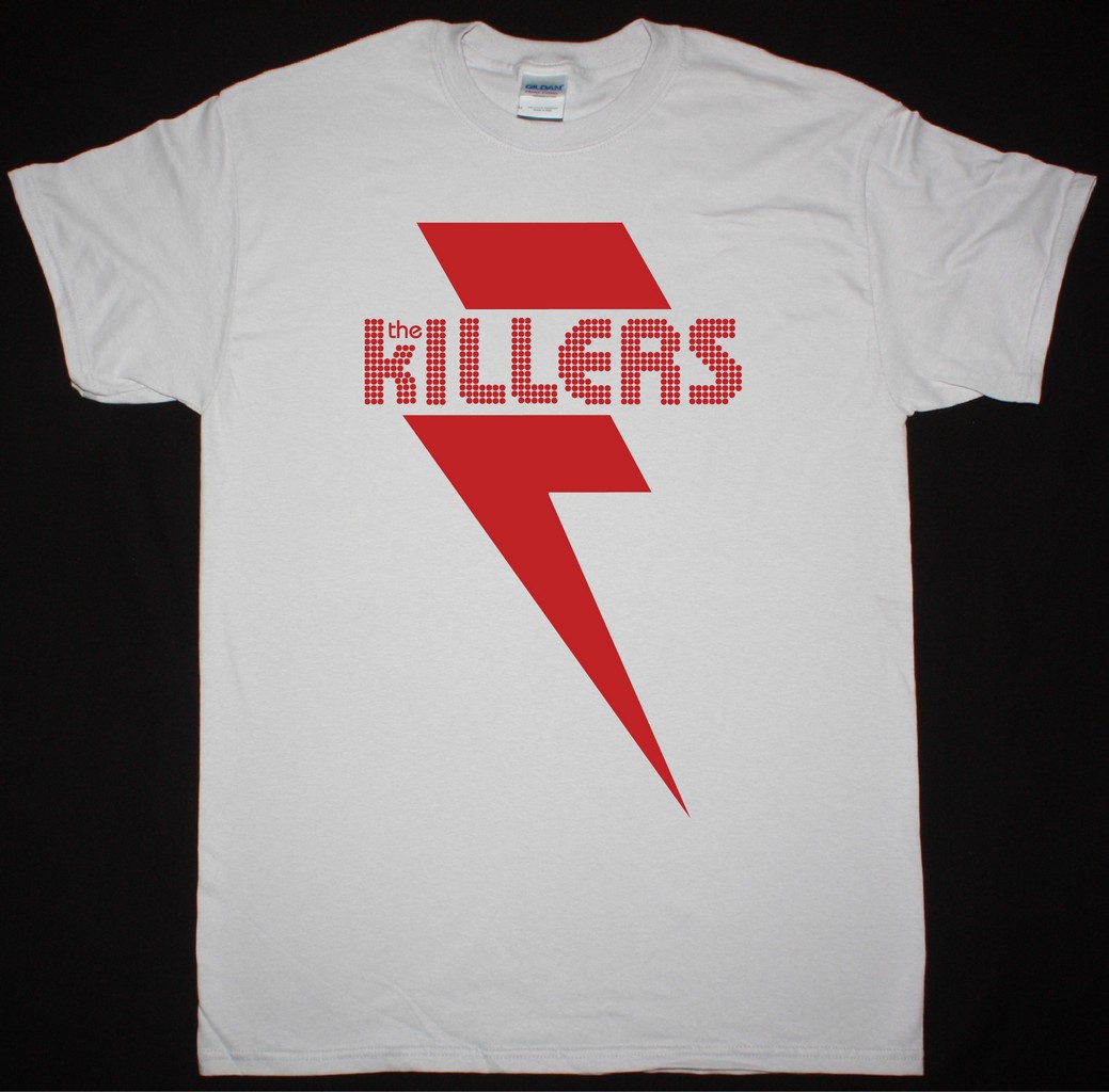 THE KILLERS RED BOLT NEW ICE GREY T SHIRT