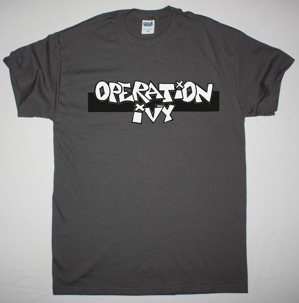 OPERATION IVY LOGO NEW GREY T-SHIRT