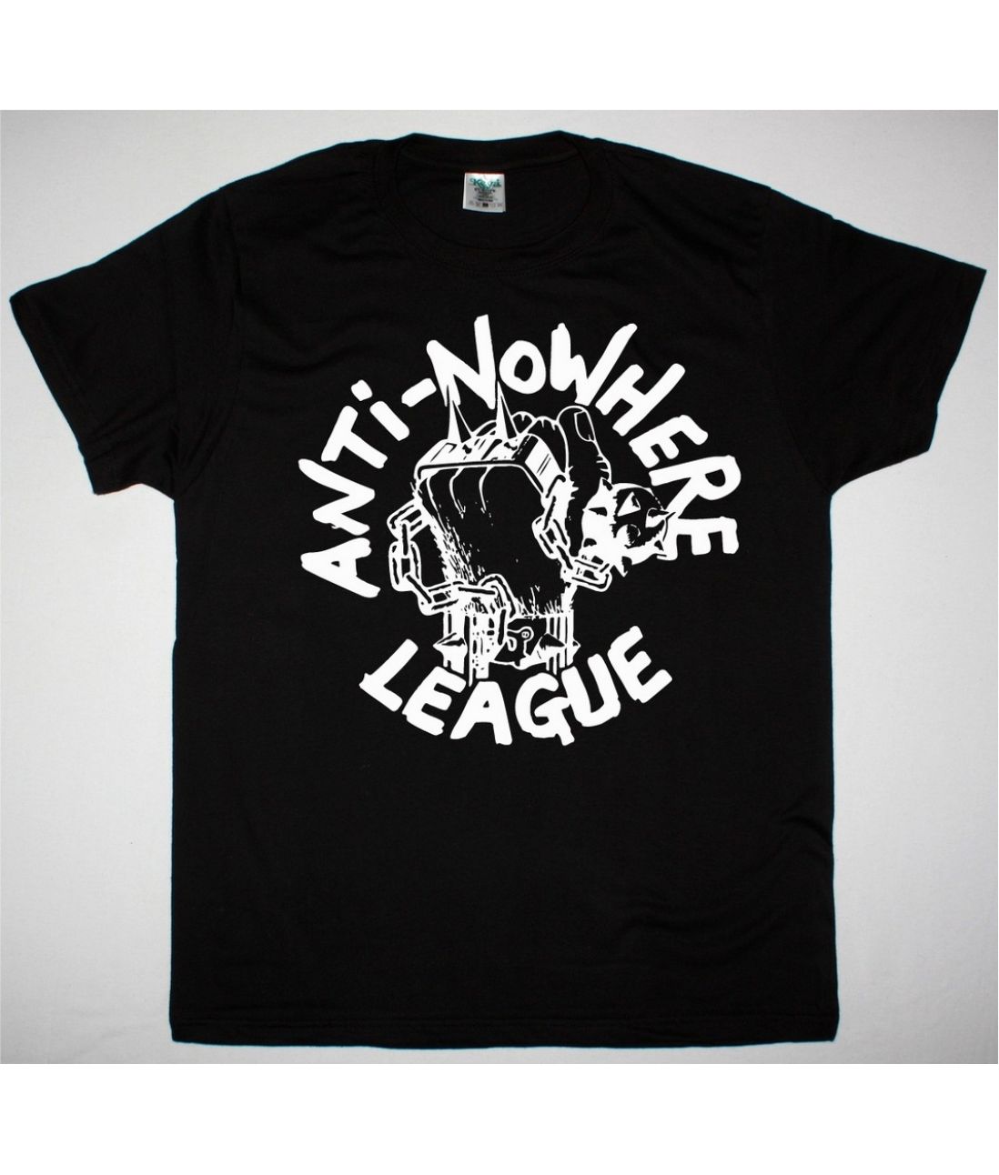 ANTI NOWHERE LEAGUE LOGO NEW BLACK T SHIRT