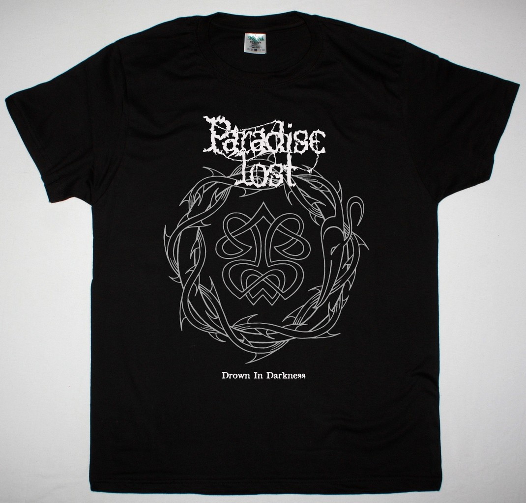 PARADISE LOST DROWN IN DARKNESS NEW BLACK T SHIRT