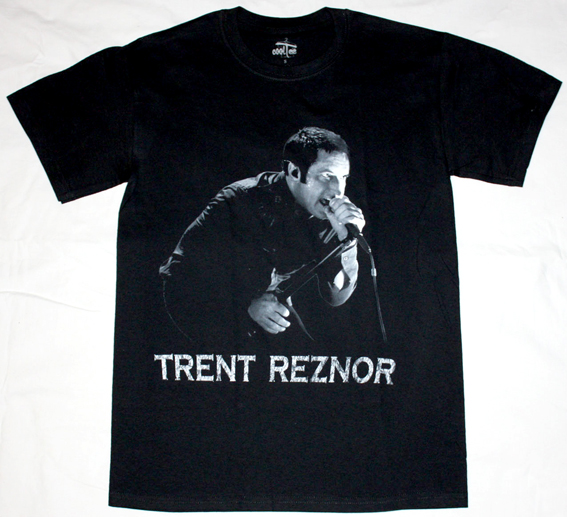 NINE INCH NAILS TRENT REZNOR NEW BLACK T-SHIRT