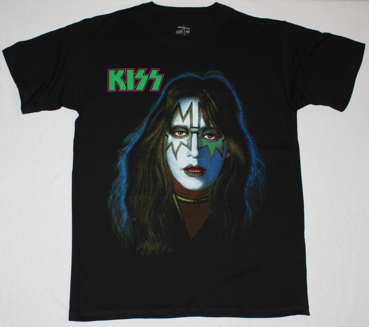 KISS ACE FREHLEY NEW BLACK T-SHIRT
