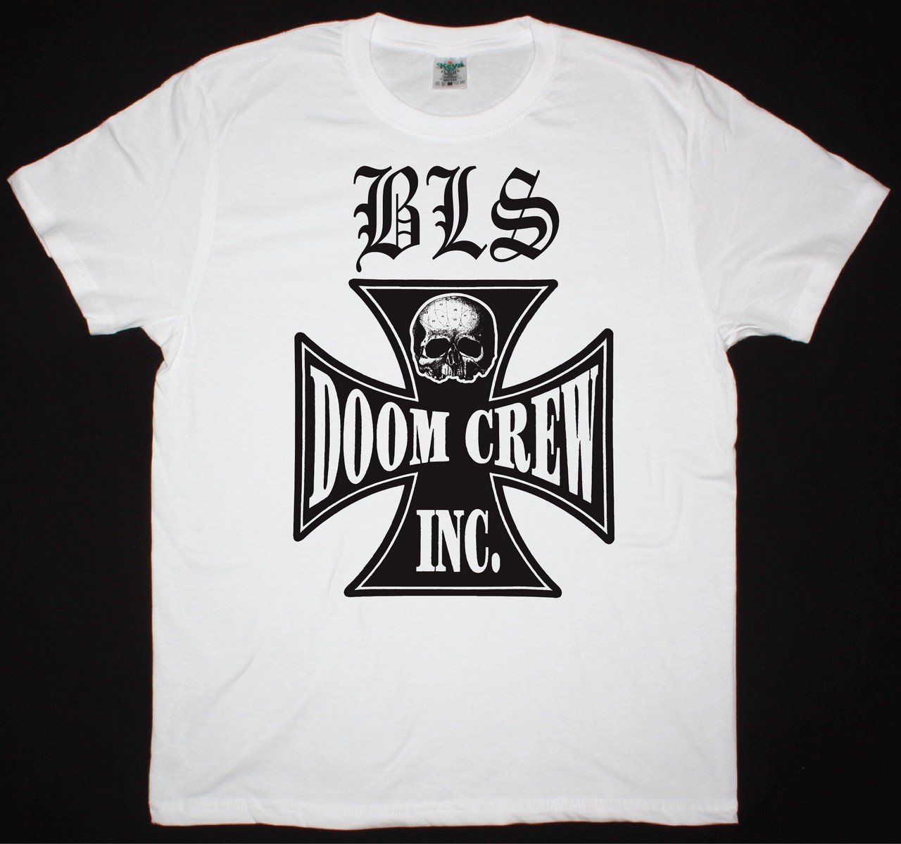 BLACK LABEL SOCIETY DOOM CREW NEW WHITE T-SHIRT